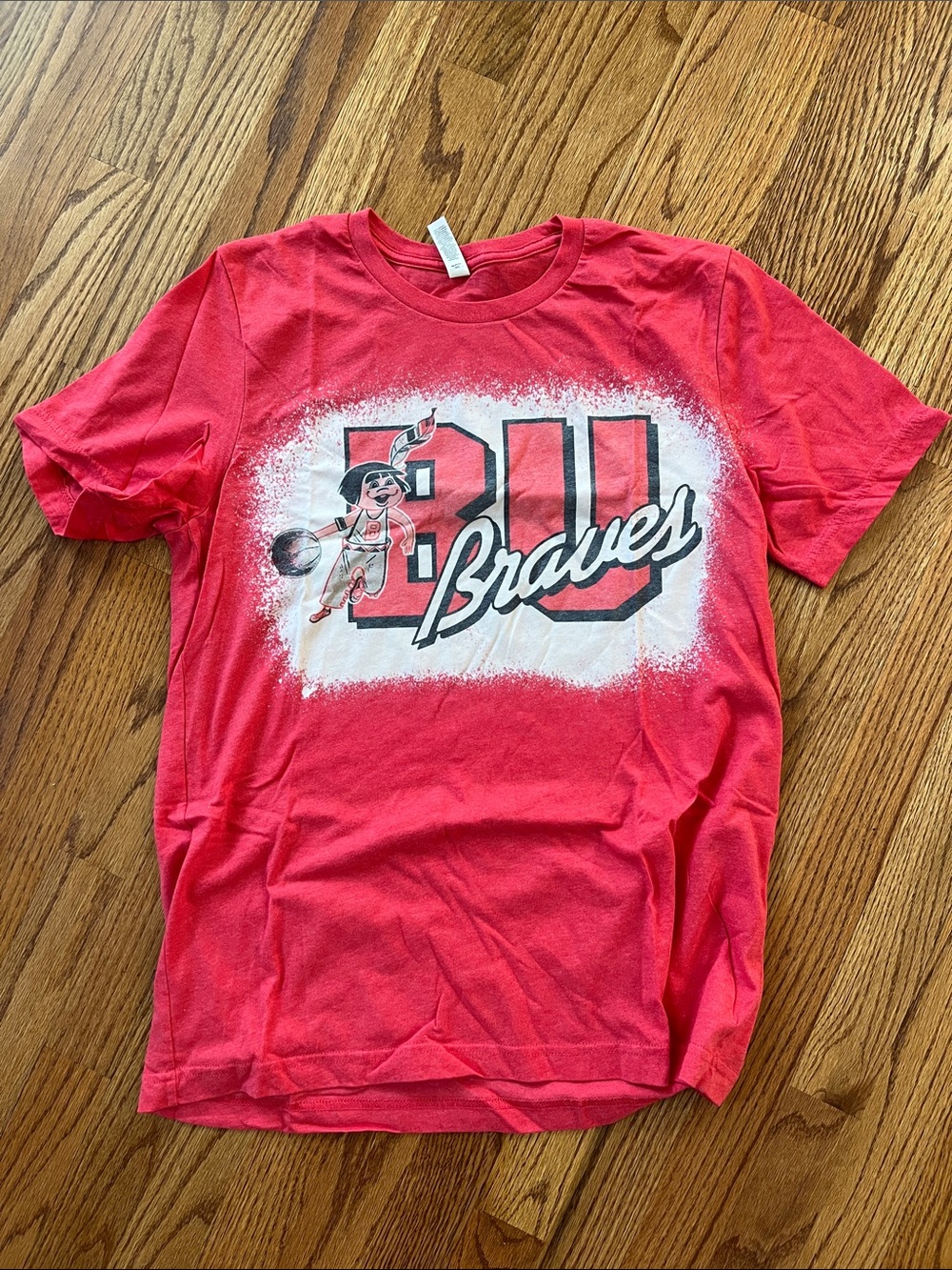Bradley Braves Red Graphic Tee